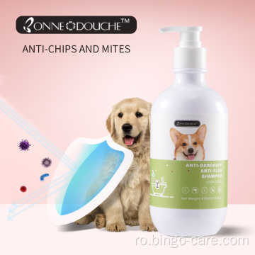 Șampon pentru câini anti mătreață pentru purici